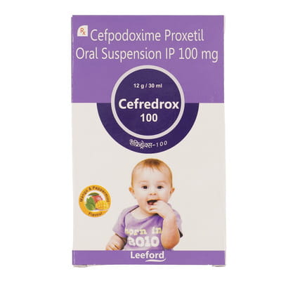 Cefredrox 100mg Mango And Peppermint Flavour Bottle Of 30ml Dry Suspension
