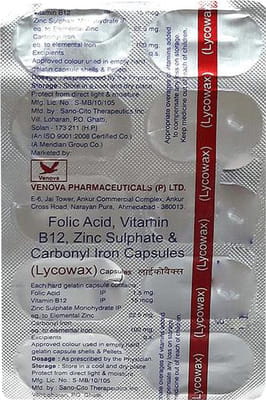 Lycowax Strip Of 10 Capsules