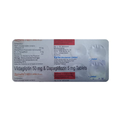 Zomelis D 50/5mg Strip Of 10 Tablets