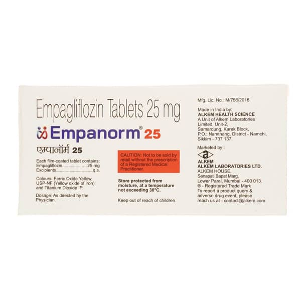 Empanorm 25Mg Strip Of 10 Tablets