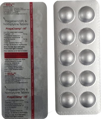 Pregachamp Nt Strip Of 10 Tablets