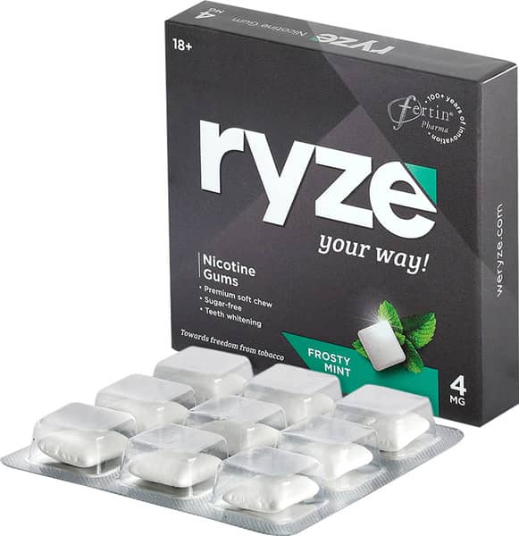 Ryze Chewing Gum | Frosty Mint Flavour