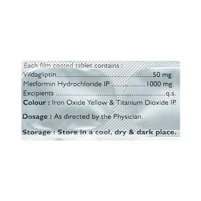 Vildanol Mf 1000mg Strip Of 15 Tablets