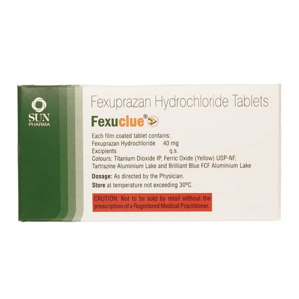 Fexuclue 40mg Strip Of 10 Tablets