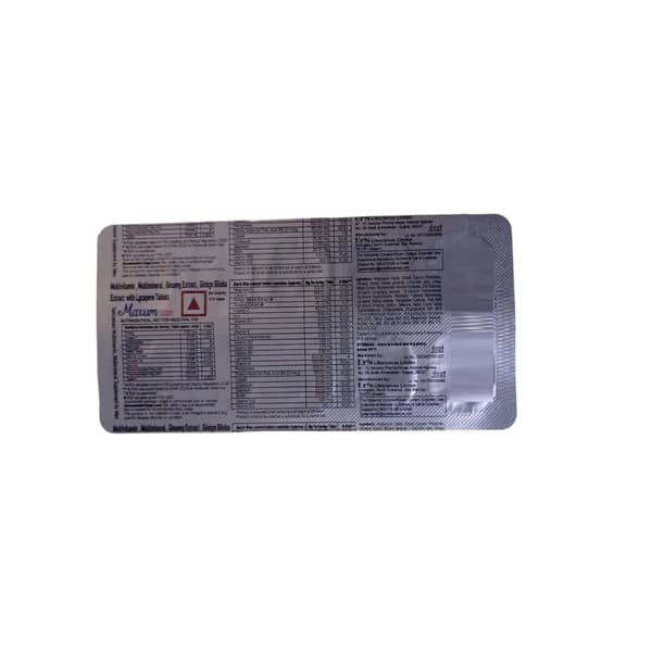 Maxum Men Strip Of 10 Tablets (Red)