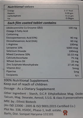 Ubidrol Strip Of 10 Tablets