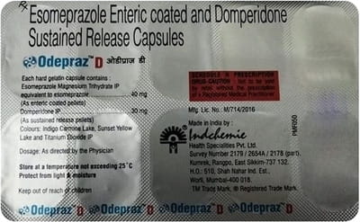 Odepraz D Strip Of 10 Tablets