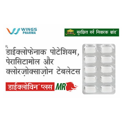 Diclowin Plus Mr Strip Of 10 Tablets
