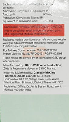 Augmentin Es Bottle Of 50ml Suspension