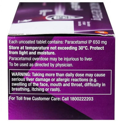 Calpol 650mg Plus Strip Of 15 Tablets