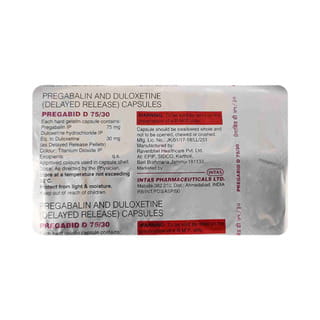 Pregabid D 75/30 Strip Of 10 Capsules