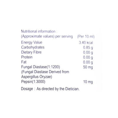 Zentazyme Bottle Of 200ml Syrup
