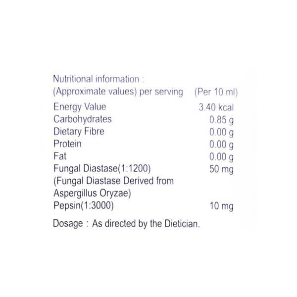 Zentazyme Bottle Of 200ml Syrup