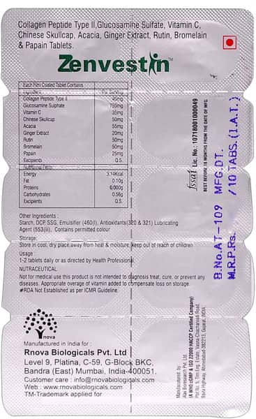 Zenvestin Strip Of 10 Tablets