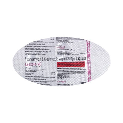 Leezole Vg Strip Of 3 Vaginal Capsules