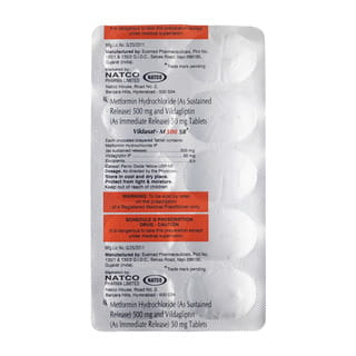 Vildanat M 500Mg Sr Strip Of 10 Tablets