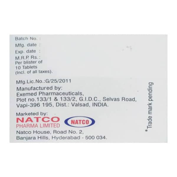 Vildanat M 500mg Sr Strip Of 10 Tablets