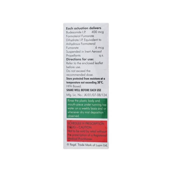 Budamate 400Mcg Hfa Packet Of 120Md Transhaler