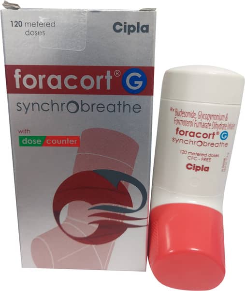 Foracort G Synchrobreathe Cfc Free Box Of 120 Metered Dose Inhaler