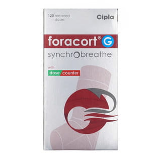 Foracort G Synchrobreathe Cfc Free Box Of 120 Metered Dose Inhaler