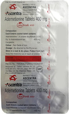 Adefresh 400mg Strip Of 10 Tablets