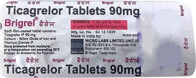 Brigrel 90mg Strip Of 10 Tablets