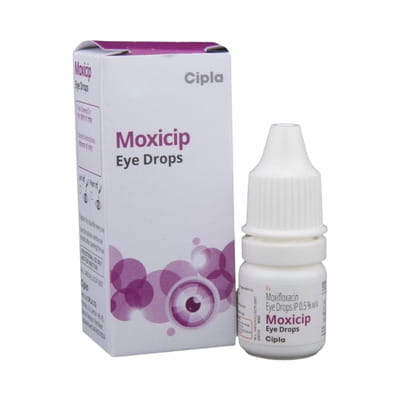Moxicip Bottle Of 3ml Eye Drops