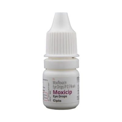 Moxicip Bottle Of 3ml Eye Drops