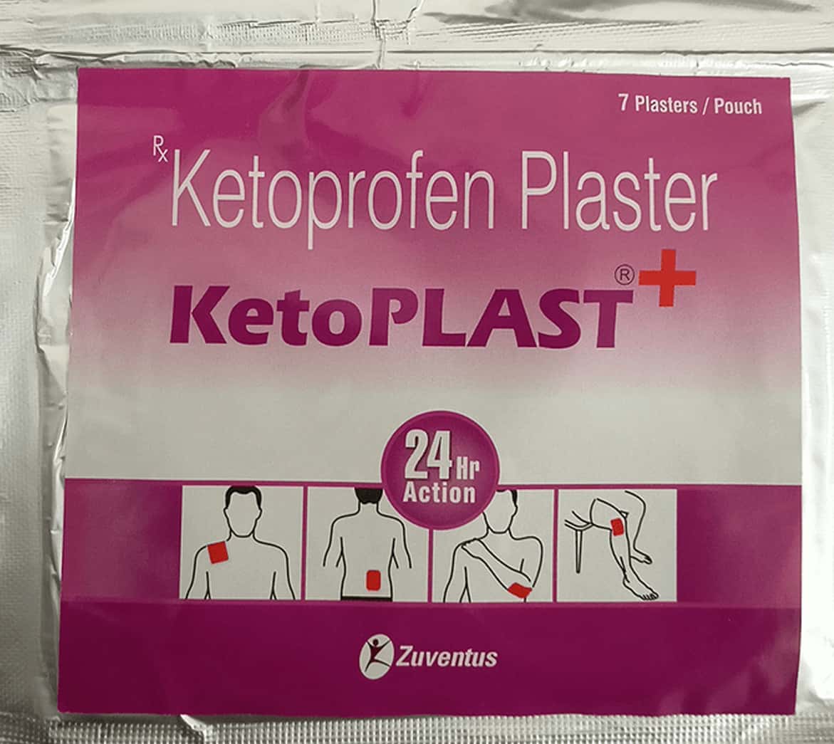ketoplast plus packet of 7 plasters