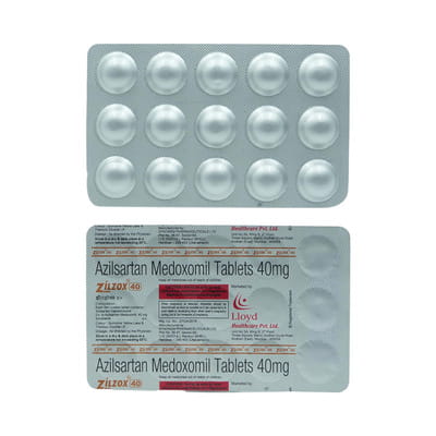 Zilzox 40mg Strip Of 15 Tablets