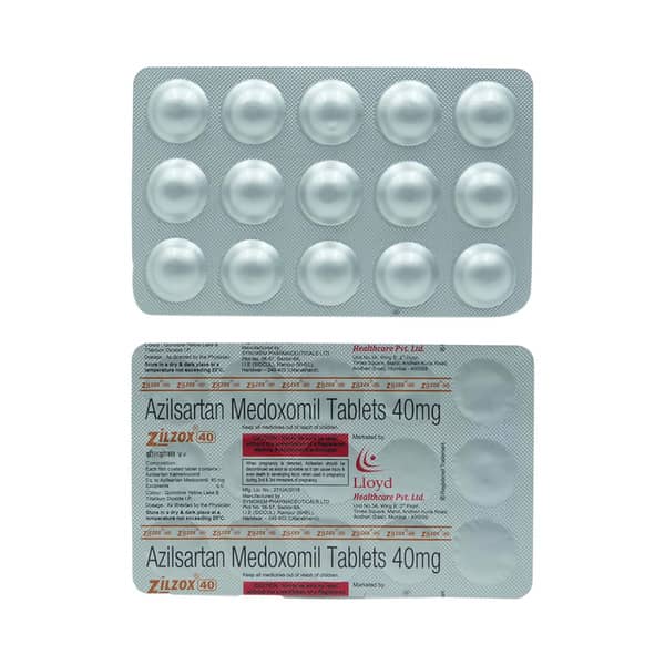 Zilzox 40mg Strip Of 15 Tablets