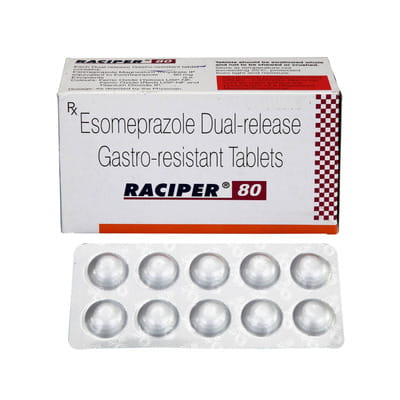 Raciper 80mg Strip Of 10 Tablets