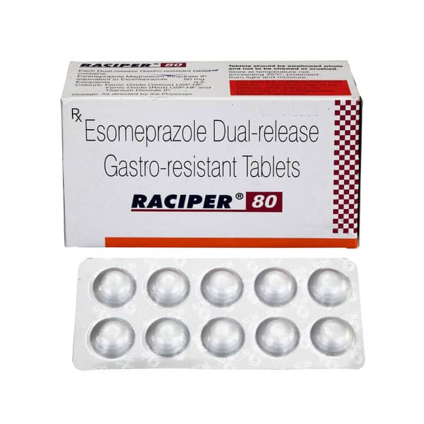 Raciper 80Mg Strip Of 10 Tablets