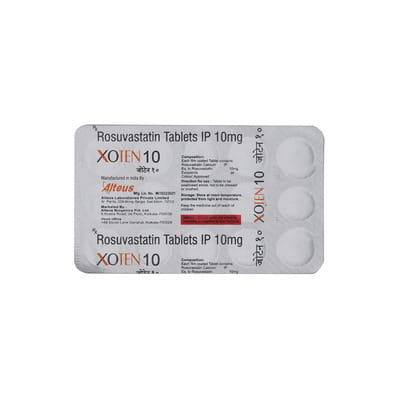 Xoten 10mg Strip Of 15 Tablets