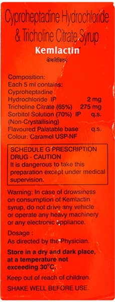 Kemlactin Mixed Fruit Flavour Sugar Free Bottle Of 200ml Syrup