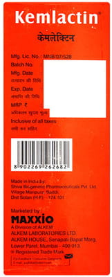 Kemlactin Mixed Fruit Flavour Sugar Free Bottle Of 200ml Syrup