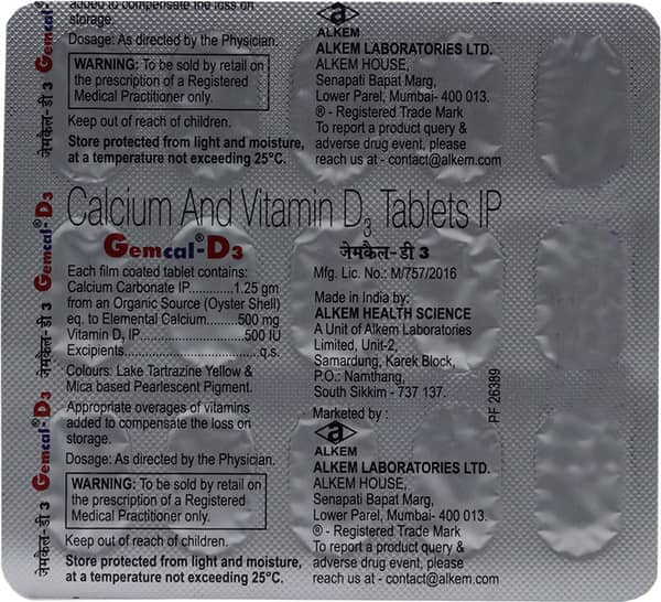 Gemcal-D3 Tablet