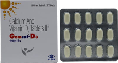 Gemcal D3 Strip Of 15 Tablets