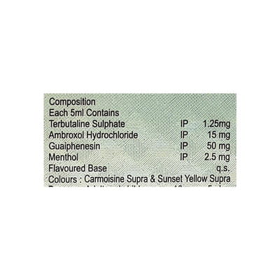 Broxyl Sf Bottle Of 100ml Syrup