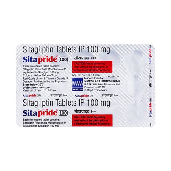 Sitapride 100mg Strip Of 15 Tablets