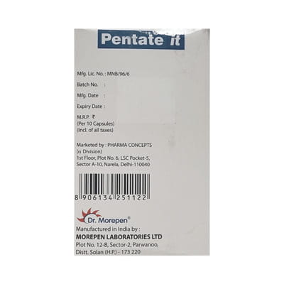 Pentate It Strip Of 10 Capsules
