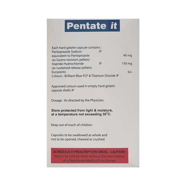 Pentate It Strip Of 10 Capsules