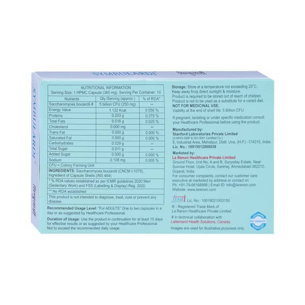 Symbulardi Strip Of 10 Capsules