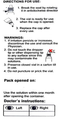 Lotefast Bottle Of 5ml Eye Drops