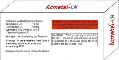 Acmetel Ln Strip Of 10 Tablets