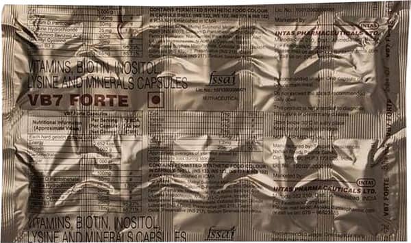 Vb7 Forte Chocolate Flavour Strip Of 10 Tablets