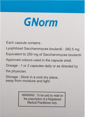 Gnorm 250mg Strip Of 6 Capsules