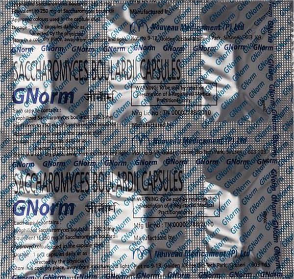 Gnorm 250Mg Strip Of 6 Capsules