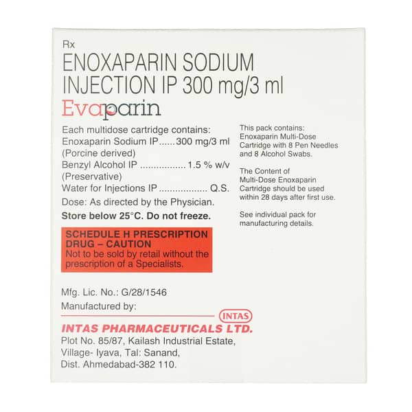 Evaparin Pfs 20Mg Injection 0.2Ml