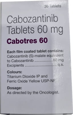 Cabotres 60mg Bottle Of 30 Tablets